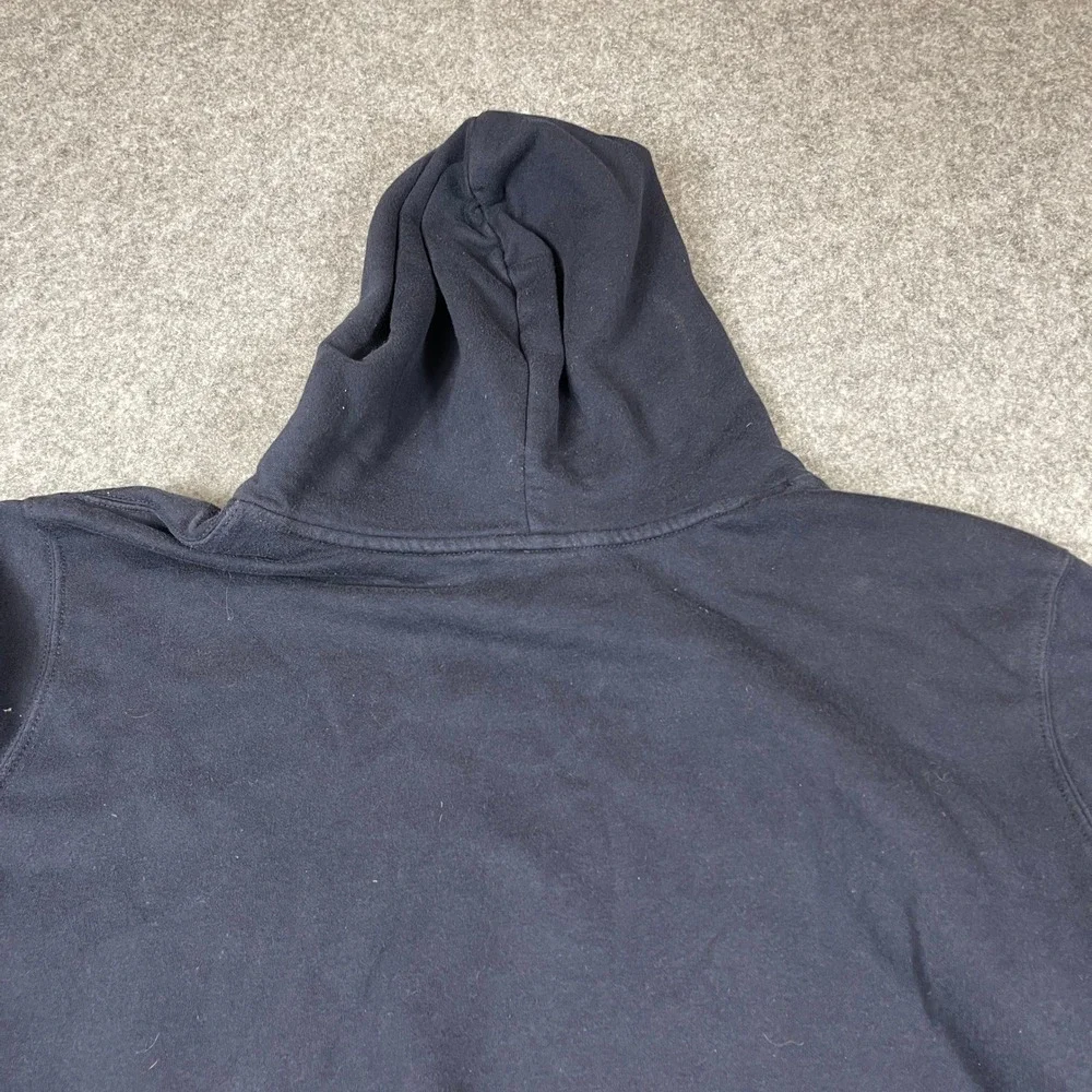 The North Face Mens Navy Blue Grizzly Bear Graphic Hoodie XXL A532A F21